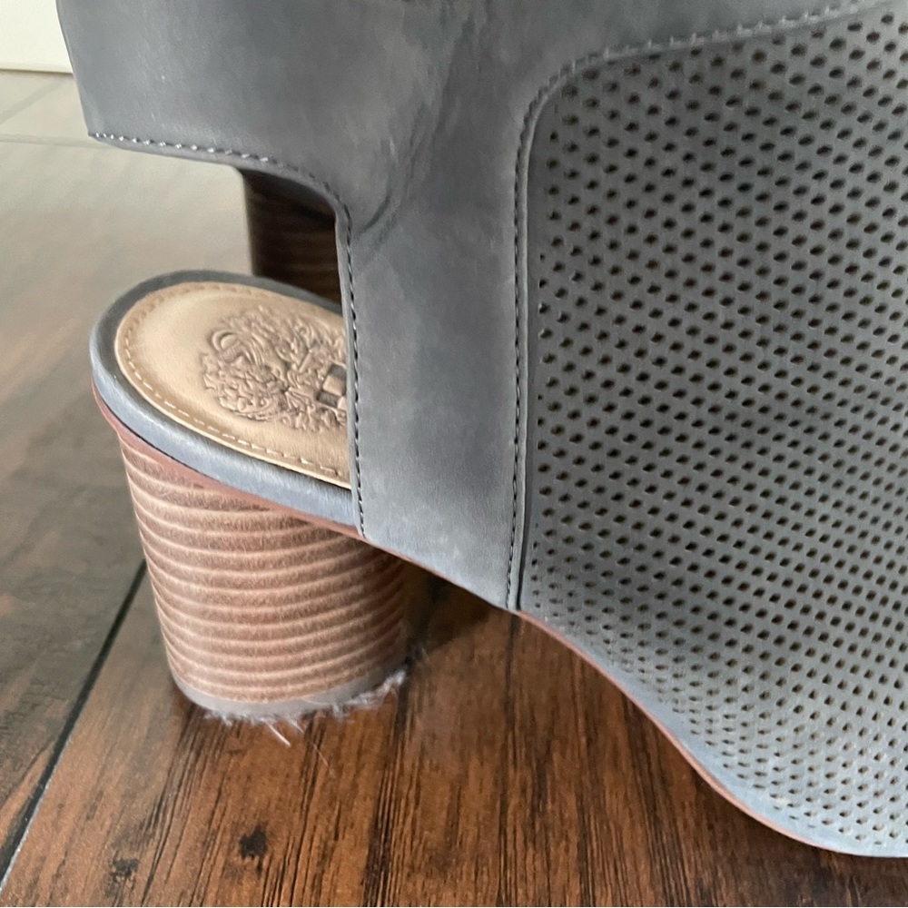 Vince Camuto Gray Open Toed Heeled Booties - image 4